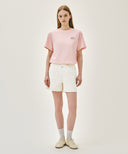 AEROCOOL SMALL CLASSIC LOGO TEE IN PINK image 5
