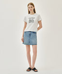 [REGEN] W FRENCH FRUIT SHOP GRAPHIC TEE IN WHITE image 5