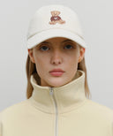 DOODLE BEAR CAP IN IVORY image 5