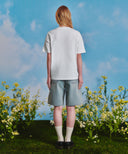 [MARITHE_DISNEY] MICKEY_W BERMUDA DENIM PANTS IN LIGHT BLUE image 5