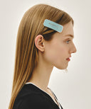 REGULAR LOGO ENAMEL HAIR PIN IN SKY BLUE image 5