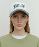 VINTAGE LOGO CORDUROY COVERED CAP IN DARK GREEN image 5