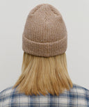 CLASSIC LOGO NEP BEANIE IN LIGHT BROWN image 5