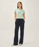 W CLASSIC LOGO CROP TEE IN LIGHT MINT image 5