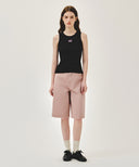 W RIBBON CLASSIC LOGO SLEEVELESS IN BLACK image 5