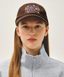 FLOWER CLASSIC LOGO CAP IN BROWN image 5