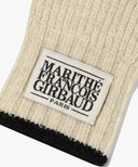 CLASSIC LOGO GLOVE IN BEIGE image 5