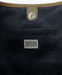 CLASSIC LOGO ONE SHOULDER BUCKET BAG IN DARK BLUE image 5