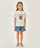 KIDS MARINE BEAR REGEN TEE IN WHITE image 5