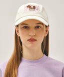 PONY CLASSIC LOGO COVERED CAP IN IVORY image 5