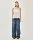 W PINTUCK CAMISOLE BLOUSE IN WHITE image 5