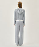 W CLASSIC LOGO KNIT PANTS IN HEATHER GREY image 5