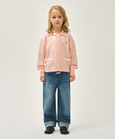 KIDS W LACE COLLAR CARDIGAN IN PINK image 5