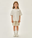 KIDS BACK GRAPHIC OVERSIZED TEE IN OATMEAL image 5