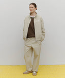 MARITHÉ SPORT NYLON TRACK ZIP-UP JACKET IN BEIGE image 5