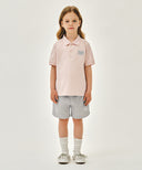 KIDS SMALL CLASSIC LOGO PK TEE IN LIGHT PINK image 5