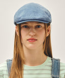 CIRCLE LOGO HUNTING CAP IN BLUE image 5