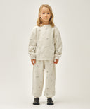 KIDS ALL OVER SWEATSHIRTS IN OATMEAL image 5