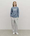 CLASSIC LOGO LONG SLEEVE IN ASH BLUE image 5