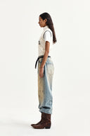 MATIN SPELL POINT KNIT ZIP UP VEST IN IVORY image 8