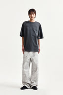 DISTRESSED LOGO TOP IN CHARCOAL GREY image 19