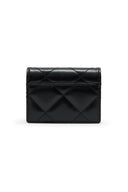 PUFF QUILT WALLET IN BLACK image 7