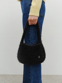 CLASSIC LOGO MINI KNIT BAG IN BLACK