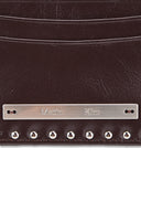 WESTERN STUD CARD WALLET IN BROWN image 4