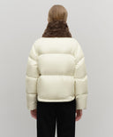 CLASSIC LOGO FUR MUFFLER IN BROWN image 12