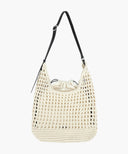 MACRAME HOBO BAG IN IVORY image 10