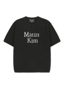HALF SLEEVE LOGO PULLOVER FOR MEN IN BLACK image 1