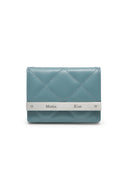 PUFF QUILT WALLET IN BLUE image 6