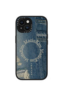 MATIN KIM X CASETIFY DENIM CIRCLE CASE IN BLUE image 14