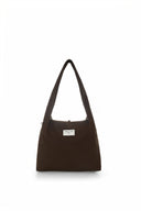LOGO POINT ROUND ECOBAG IN KHAKI BROWN