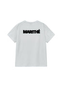 MARITHE UNION LOGO TEE IN WHITE image 7