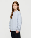 KIDS CLASSIC LOGO EMBOSSING SWEATSHIRT IN LIGHT BLUE