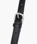 CLASSIC LOGO HALF MOON 2-WAY CROSS BAG IN BLACK