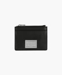 CLASSIC LOGO ZIP CARD WALLET IN BLACK image 8