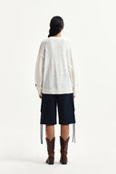 UTILITY CARGO BERMUDA PANTS IN NAVY image 7