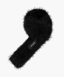 REGULAR LOGO SLIM MUFFLER IN BLACK image 6