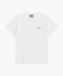 W SMALL REGULAR LOGO TEE IN WHITE image 6