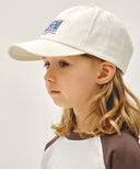 KIDS CLASSIC LOGO CAP IN IVORY image 6