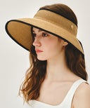 CIRCLE LOGO WIDE SUN VISOR IN BLACK image 6
