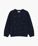 KIDS ALL OVER SWEATSHIRTS IN NAVY image 6