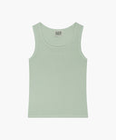 W REGULAR LOGO SLEEVELESS IN MINT image 6