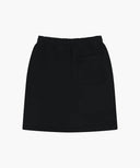 W VINTAGE CLASSIC LOGO SWEAT MINI SKIRT IN BLACK image 9