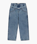 KIDS X-POCKET TAPERED DENIM PANTS IN BLUE image 6