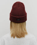 DOODLE BEAR BEANIE IN BURGUNDY image 6