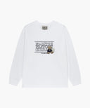 KIDS DOODLE CLASSIC LOGO LONG SLEEVE TEE IN WHITE image 6