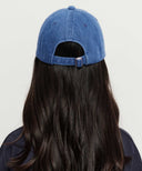 KIDS CLASSIC LOGO DENIM BALL CAP IN BLUE image 6